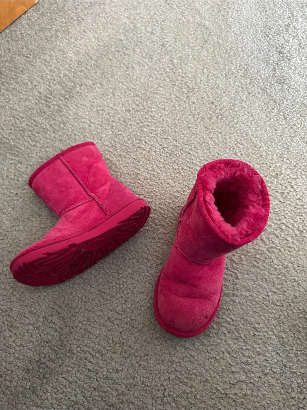 UGG Kids Hot Pink Classic Short Boot